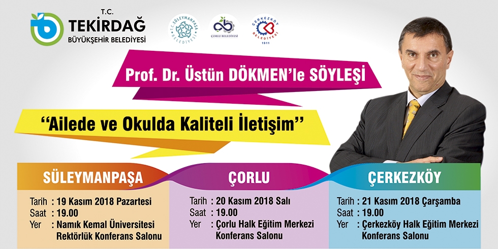 Prof. Dr. Üstün Dökmen ile Söyleşi - Süleymanpaşa