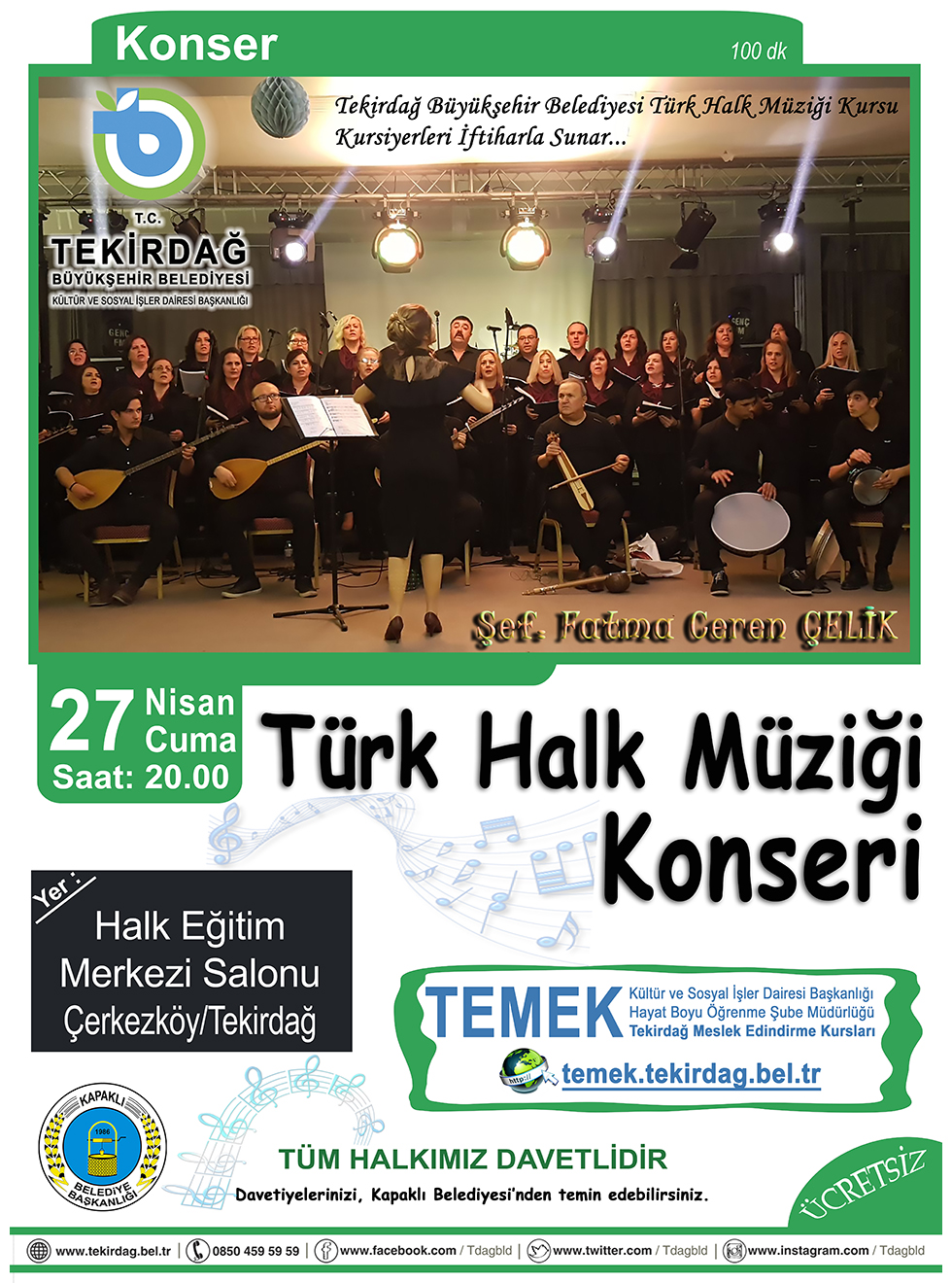 Türk Halk Müziği Konseri - Kapaklı