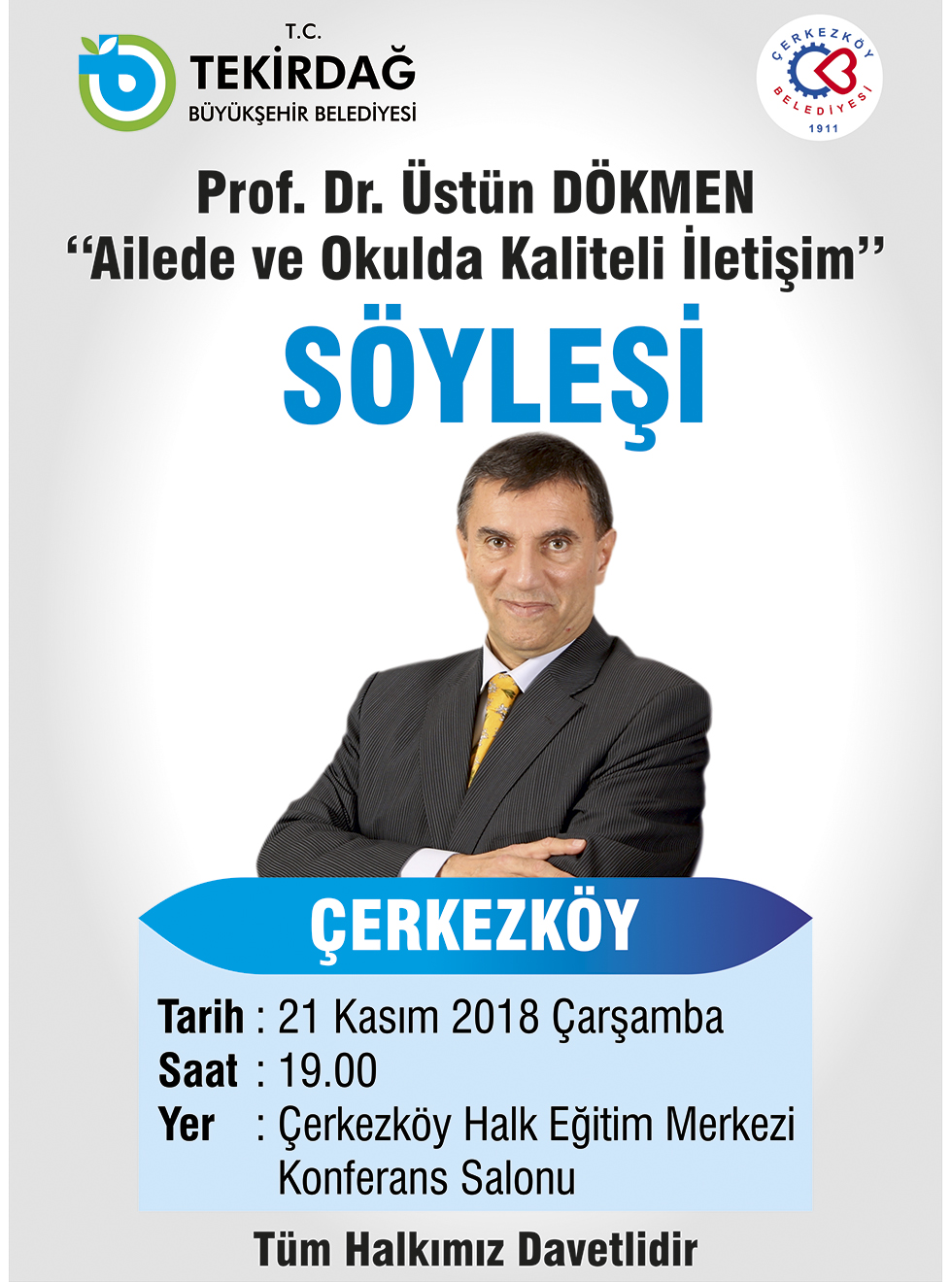 Prof. Dr. Üstün Dökmen ile Söyleşi - Çerkezköy