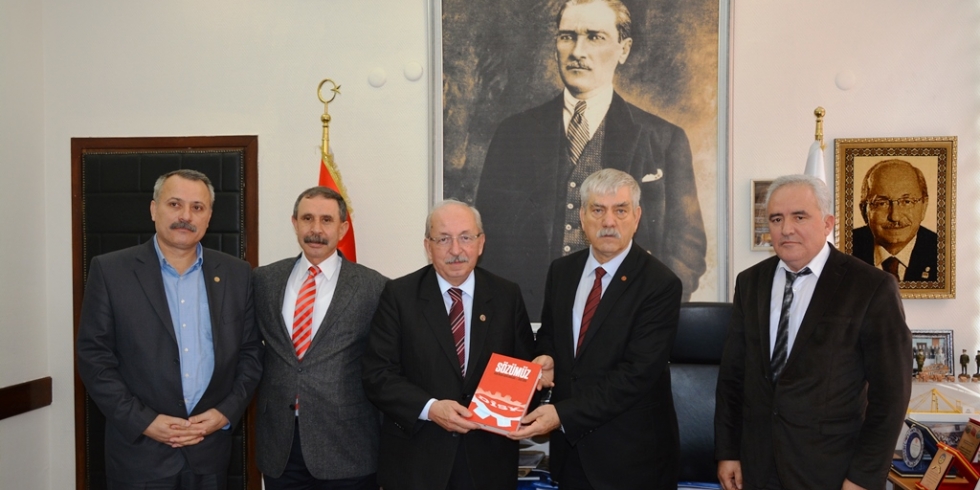 Disk Genel İş Sendikası Başkanı Kani Beko Tekirdağ Büyükşehir Belediyesini Ziyaret Etti.Başkan Albayrak