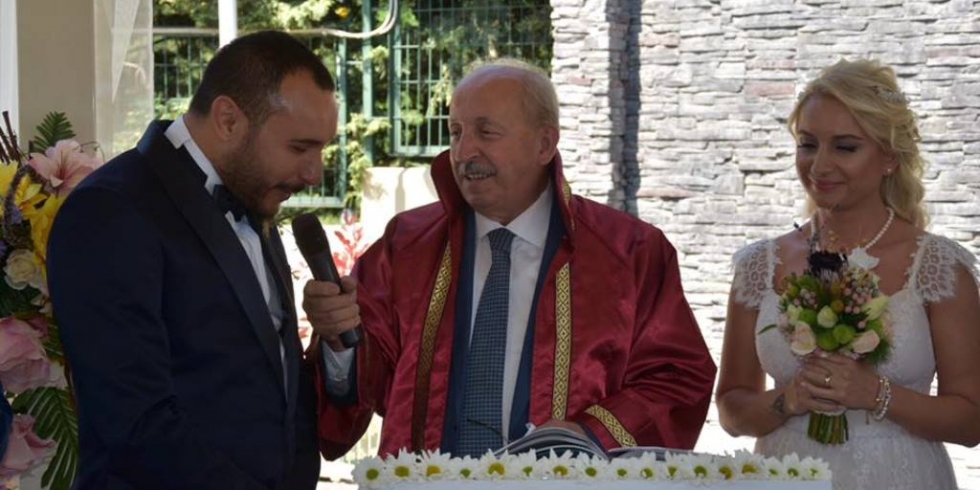 Başkan Albayrak Mustafa Önbey ve Sevcan Garip'in Nikahını Kıydı