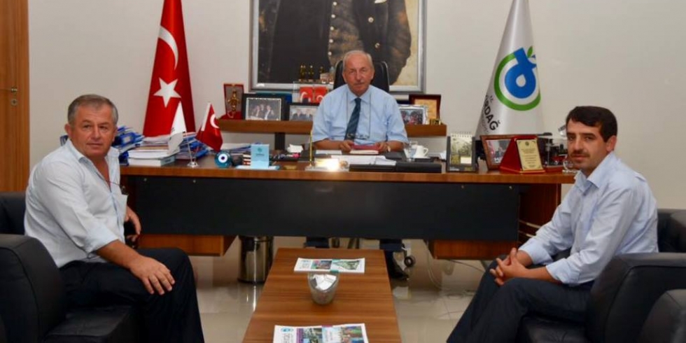 Başkan Kadir Albayrak'a Muhtar Hüseyin Turhallı'dan Ziyaret