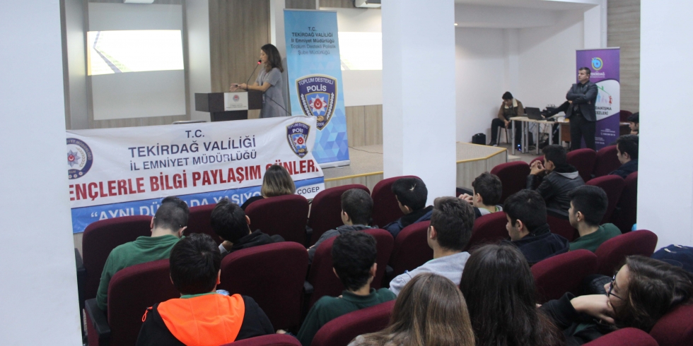 Marmara Ereğlisi'nde ÇOGEP kapsamında seminer verildi.