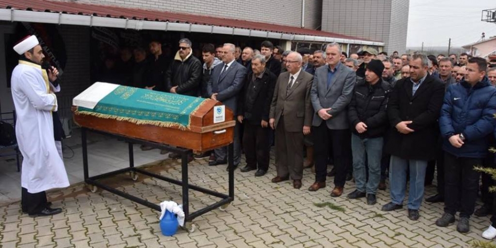 Başkan Albayrak Mustafa Sever'in Cenaze Merasimine Katıldı