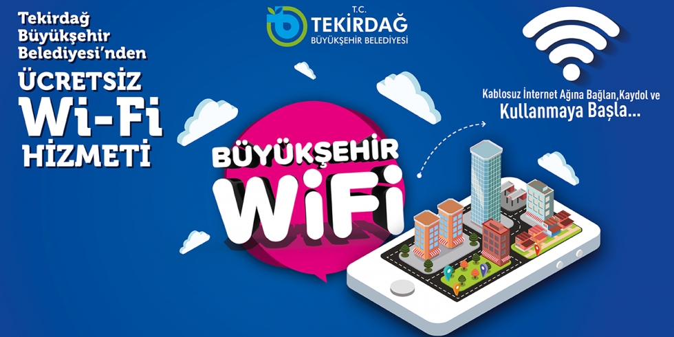 Süleymanpaşa'da Ücretsiz İnternet Hizmeti