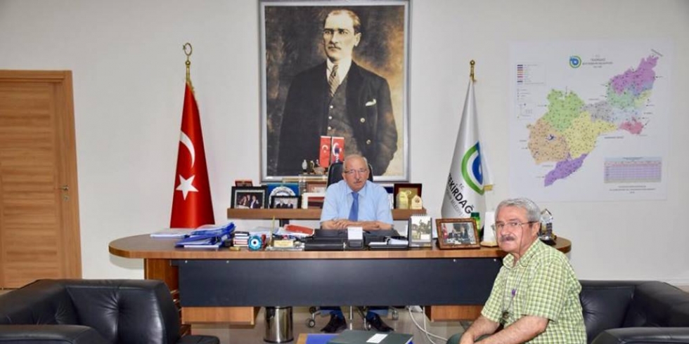 Gazeteci Mehmet Portakal'dan Başkan Kadir Albayrak'a Ziyaret