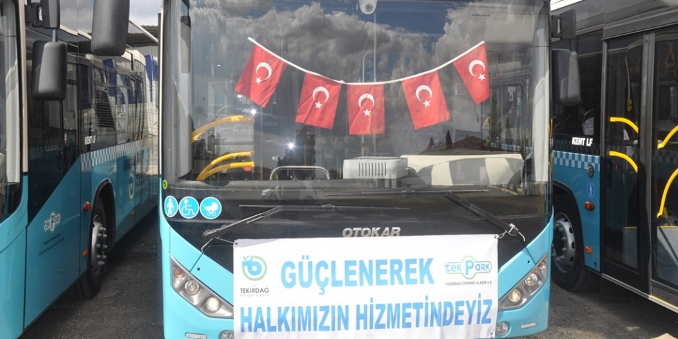 Tekirdağ'da Kurban Bayramı'nda Toplu Taşıma Ücretsiz