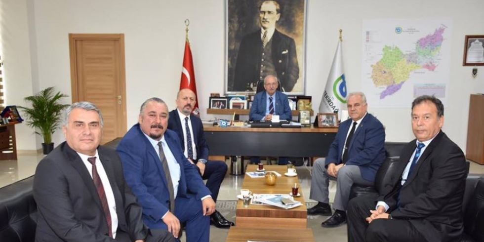 Gazdaş Trakya Bölge Müdürü Akaslan'dan Başkan Albayrak'a Ziyaret