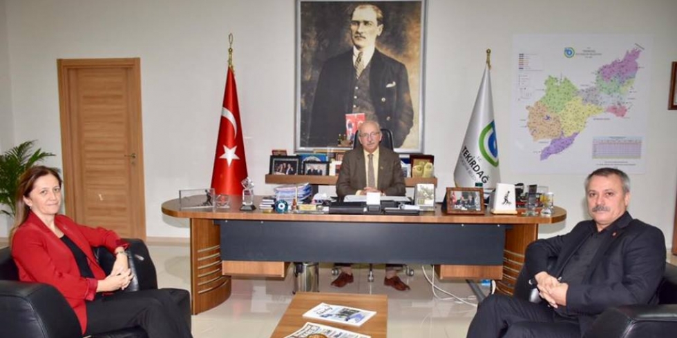 Başkan Albayrak'a DİSK Genel Başkanı Arzu Çerkezoğlu'ndan Ziyaret