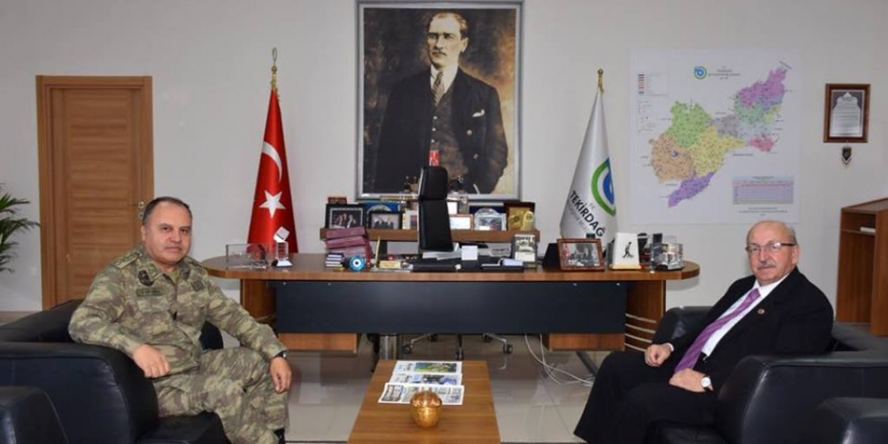 Garnizon Komutanı Kıcanaoğlu'ndan Başkan Albayrak'a Ziyaret