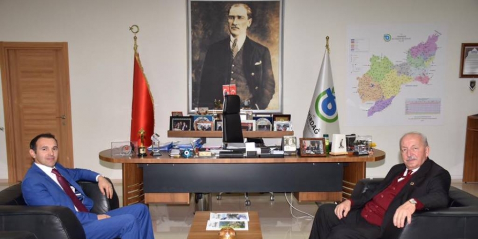 Yusuf Şamiloğlu'ndan Başkan Kadir Albayrak'a Ziyaret