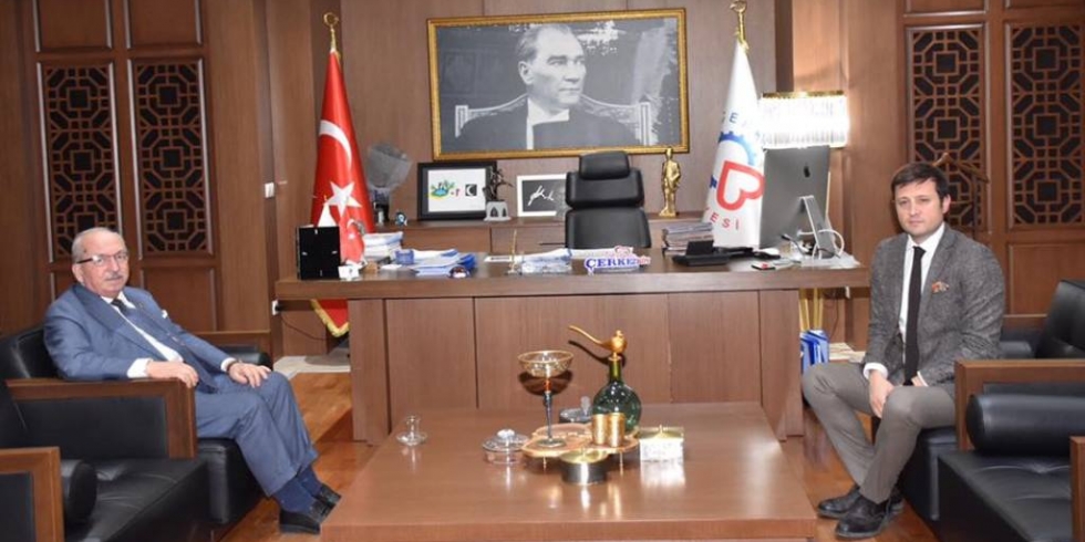 Başkan Albayrak'tan Çerkezköy Belediye Başkanı Vahap Akay'a Ziyaret