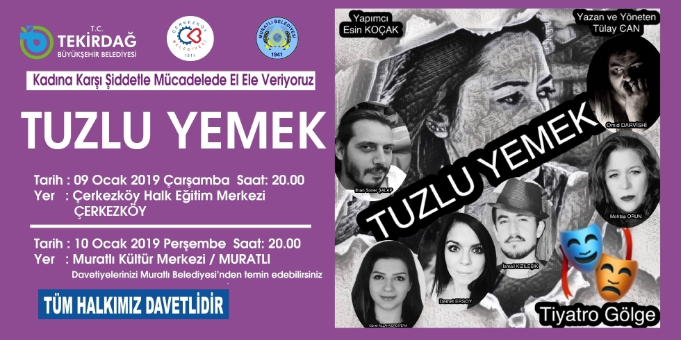 Tekirdağ Büyükşehir Belediyesi'nden Kadına Yönelik Şiddet Karşıtı Oyun