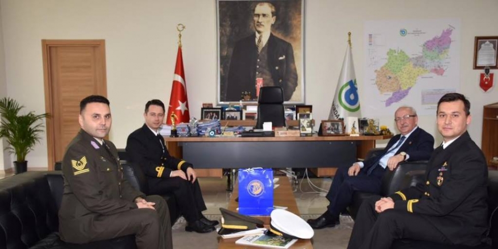 TCG Kumkale Komutanlığı'ndan Başkan Albayrak'a Ziyaret