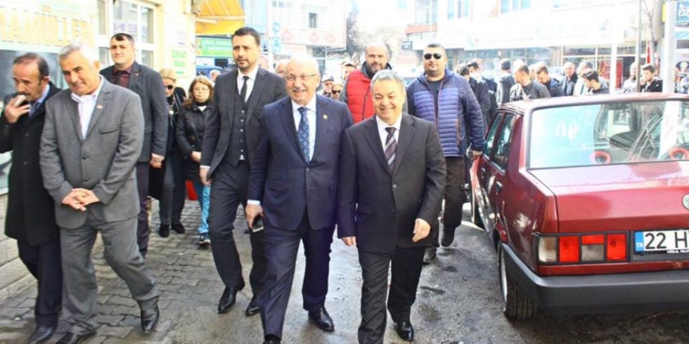 Başkan Albayrak Şarköy Belediye Başkanı Süleyman Altınok ve Vatandaşlarla Bir Araya Geldi