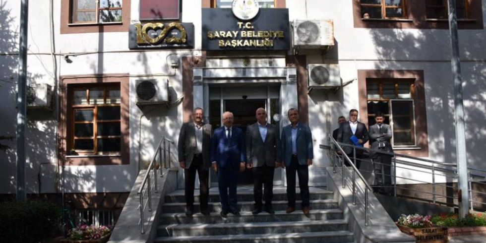Başkan Kadir Albayrak'tan Saray Belediye Başkanı Özgen Erkiş'e Ziyaret