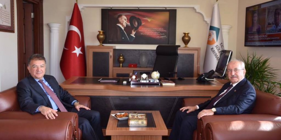 Başkan Albayrak'tan Süleymanpaşa Kaymakamına Hayırlı Olsun Ziyareti
