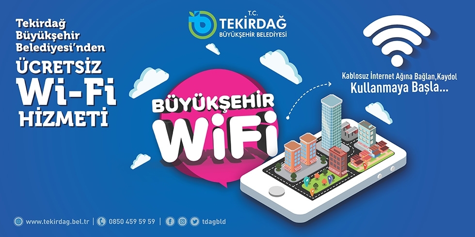Büyükşehir Belediyesi'nin Wifi Hizmeti Artık Daha Hızlı