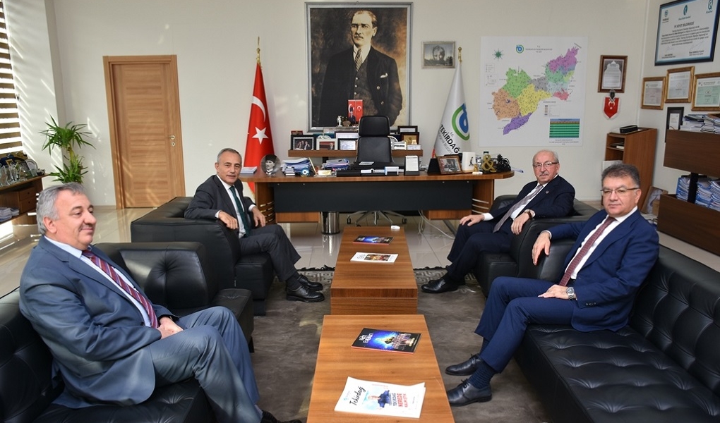 Küçükçekmece Belediye Başkanı Çebi ve Süleymanpaşa Kaymakamı Kaya'dan Başkan Albayrak'a Ziyaret