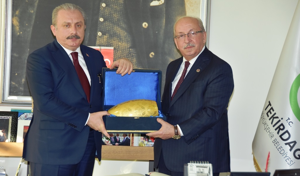 TBMM Başkanı Mustafa Şentop'tan Tekirdağ Büyükşehir Belediyesine Ziyaret