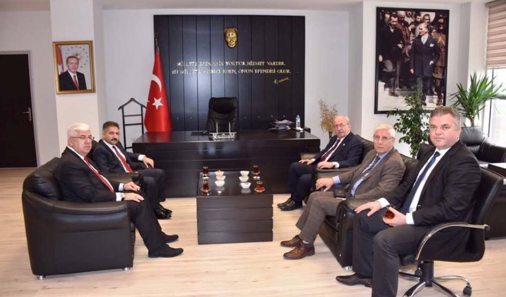 Başkan Albayrak'tan Ergene Kaymakamı Mehmet Emin Taşcı'ya Ziyaret