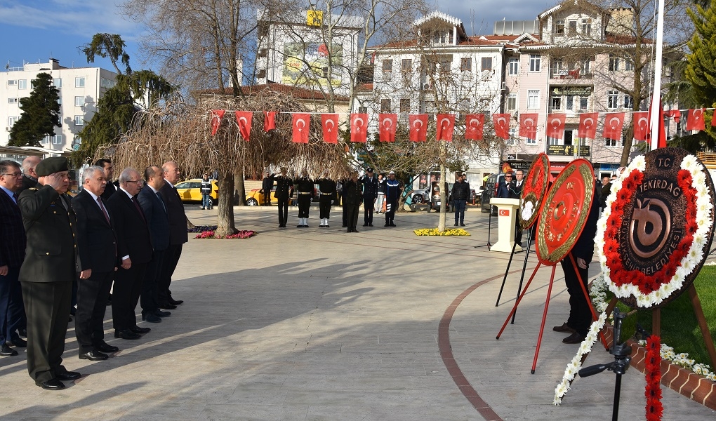 18 Mart Çanakkale Zaferi ve Şehitleri Anma Günü Çelenk Töreni Gerçekleştirildi