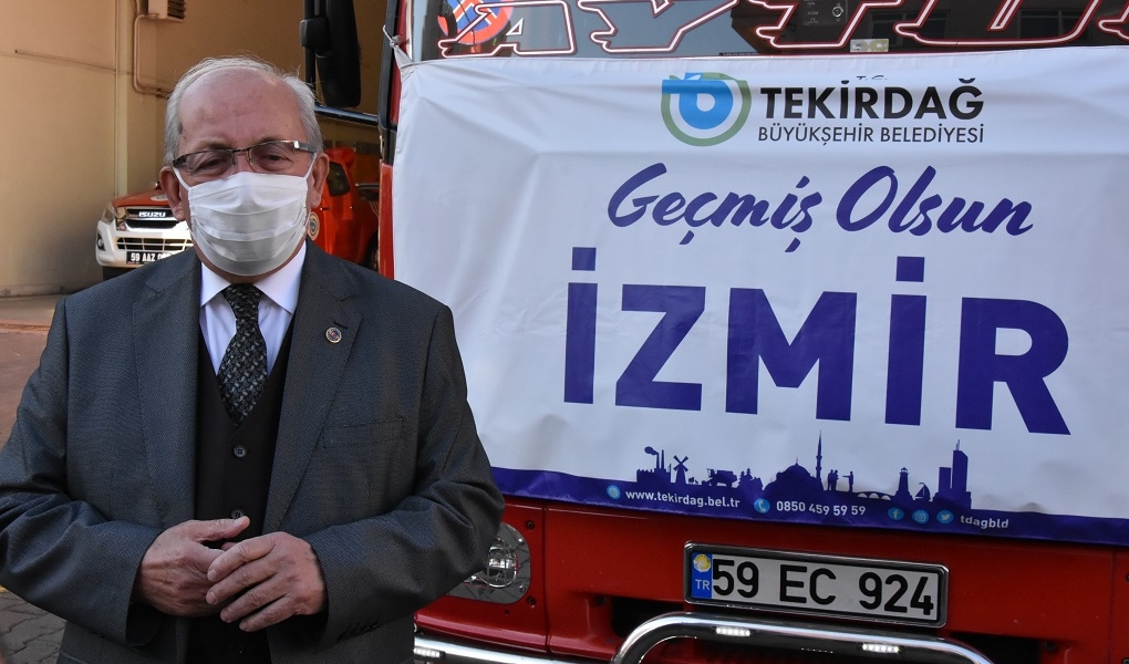 İzmir'e Yardım Zincirine Bir Halka da Tekirdağ Büyükşehir Belediyesi'nden