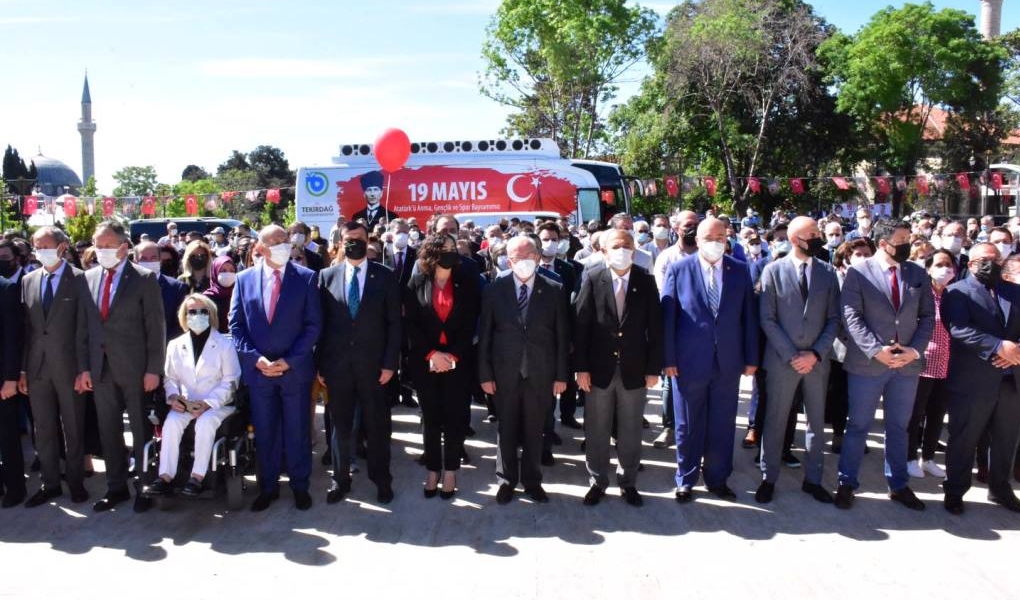 Tekirdağ'da 19 Mayıs Kutlamaları Çelenk Sunma Töreni İle Başladı