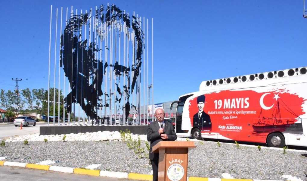 Saray'da Atatürk Silüeti Açılışı Gerçekleşti