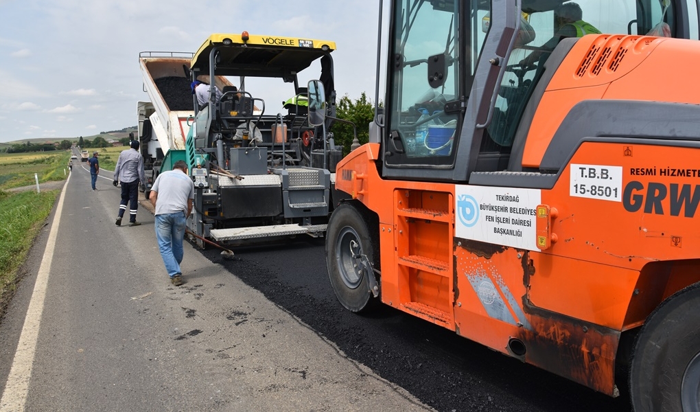 Süleymanpaşa ve Kapaklı İlçemizde BSK Sıcak asfalt yol bakım ve onarım çalışmaları tamamlandı.