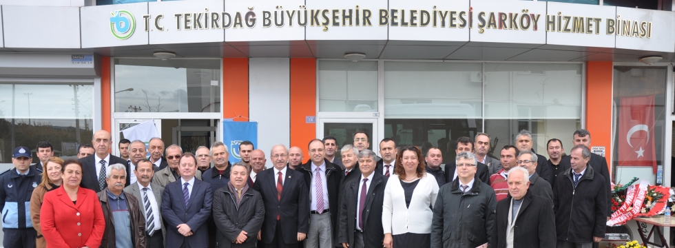 Tekirdağ Büyükşehir Belediyesi Şarköy Hizmet Binası Açıldı