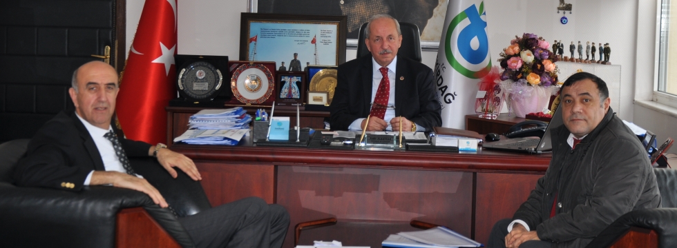 Cem Vakfı Çorlu Şube Başkanı Muzaffer Birdal'dan Başkan Albayrak'a Ziyaret