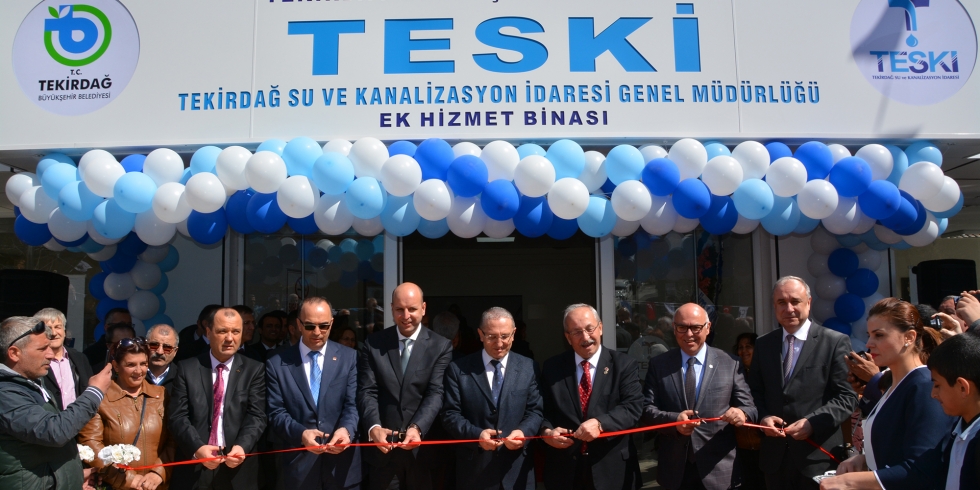 TESKİ Ek Hizmet Binası Törenle Hizmete Açıldı