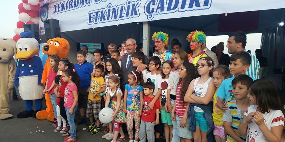 51. Tekirdağ Kiraz Festivali'nde Etkinlik ve Tanıtım Çadırı kuruldu.  (10-14 Haziran 2015)