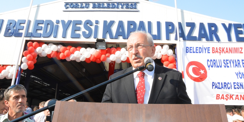 Başkan Albayrak, Çorlu'da Kapalı Pazar Yeri Açılışına Katıldı