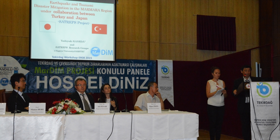Marmara Bölgesi'nde Deprem ve Tsunami Zararlarının Azaltılması ve Türkiye'de Afet Eğitimi (Mardim) Projesi MAsaya Yatırıldı