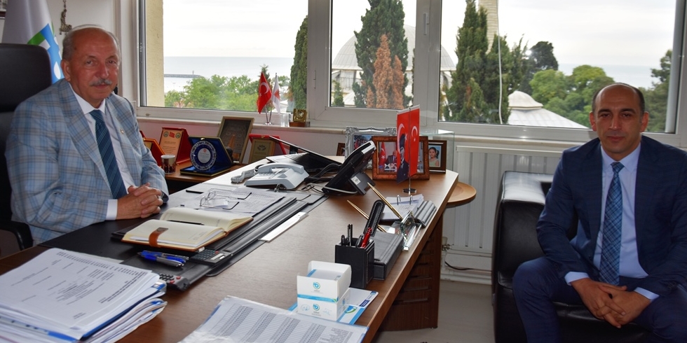 Vakıfbank Bölge Müdürü Şimşek'ten Başkan Albayrak'a Veda Ziyareti