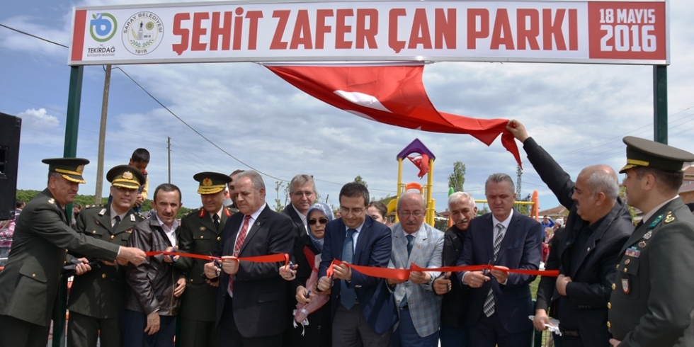 Şehit Zafer Çan Parkı Safaalan Mahallesinde Hizmete Açıldı