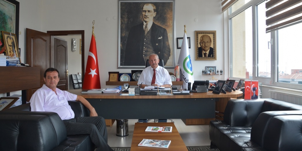 Muratlı Belediye Başkanı Nebi Tepe'den Başkan Albayrak'a Ziyaret