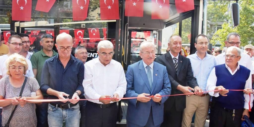 5 Adet Yeni Belediye Otobüsü Çorlu Halkının Hizmetine Sunuldu