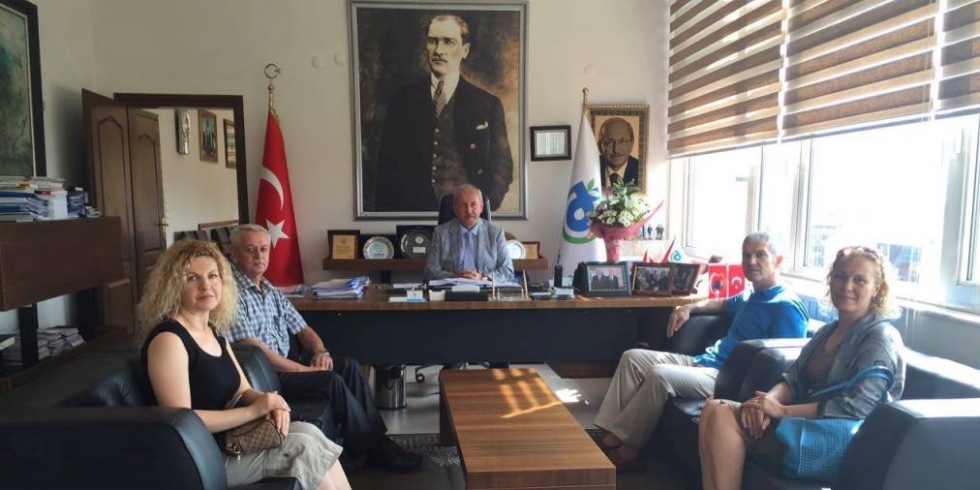 Sosyal Bilimler Lisesi Müdürü Ahmet Coşan Başkan Albayrak'ı Ziyaret Etti
