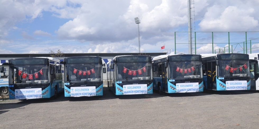 Tekirdağ Büyükşehir Belediyesi Otobüs Filosuna Yenilerini Ekledi