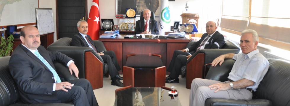 Ahmet Aygün ve Eski Belediye Başkan Yardımcılarından Başkan Albayrak'a ziyaret