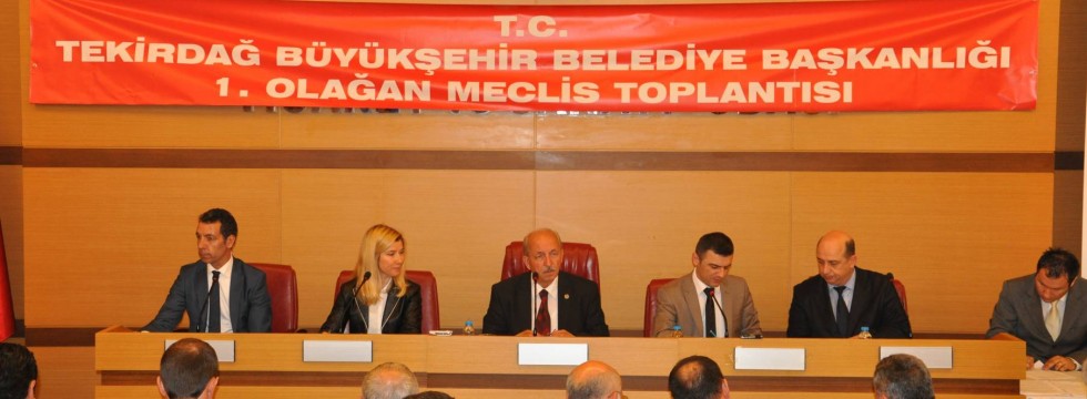 Tekirdağ Büyükşehir Belediyesi 1. Olağan Meclis Toplantısı 4. Birleşimi Ticaret Odasında Gerçekleştirildi