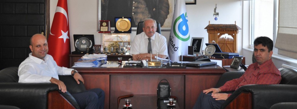 Erzurum'un Narman İlçesi Kaymakamı Murat Eren'den Başkan Albayrak'a Ziyaret