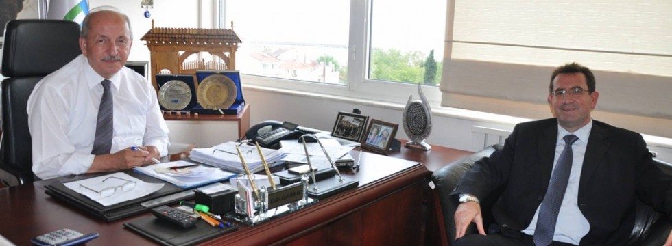 Yeni Tapu Müdürü Ergün'den Başkan Albayrak'a Ziyaret